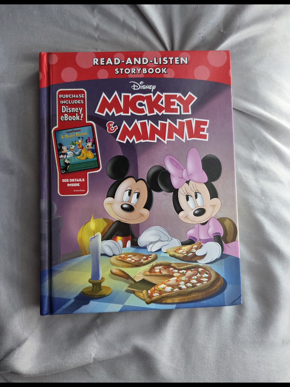 Disney Mickey & Minnie Read-and-Listen Storybook - Pink & Purple Cover